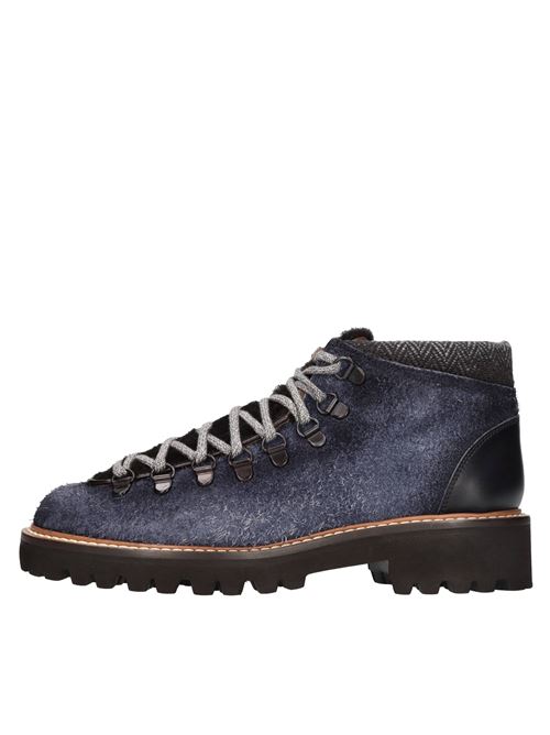 Suede ankle boots BOTTI 1913 | 6350-G LODENBLU-MARRONE